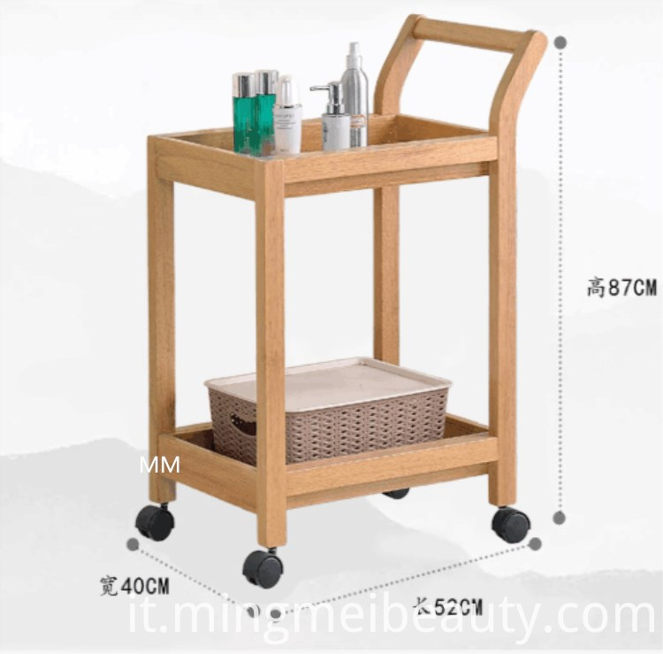 Carrello in legno Wooden Trolley